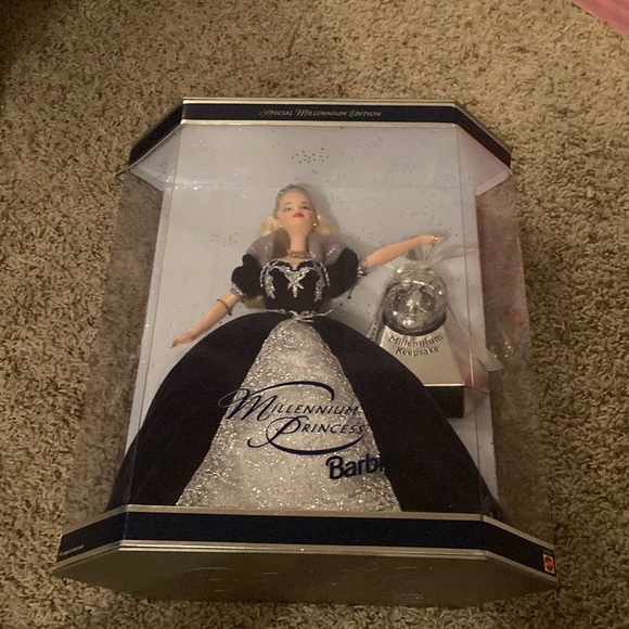 New Barbie Millennium Princess in Blue and Silver Gown
